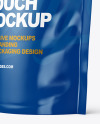 Glossy Stand-up Pouch Mockup