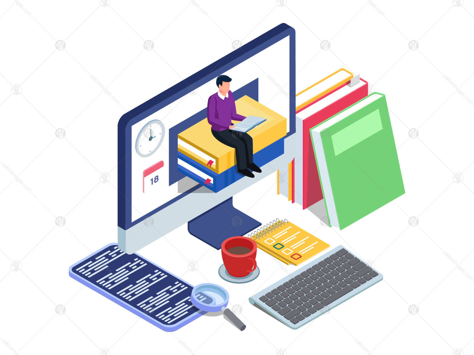 Isometric E-Learning Activity Isometric E-Learning Activity