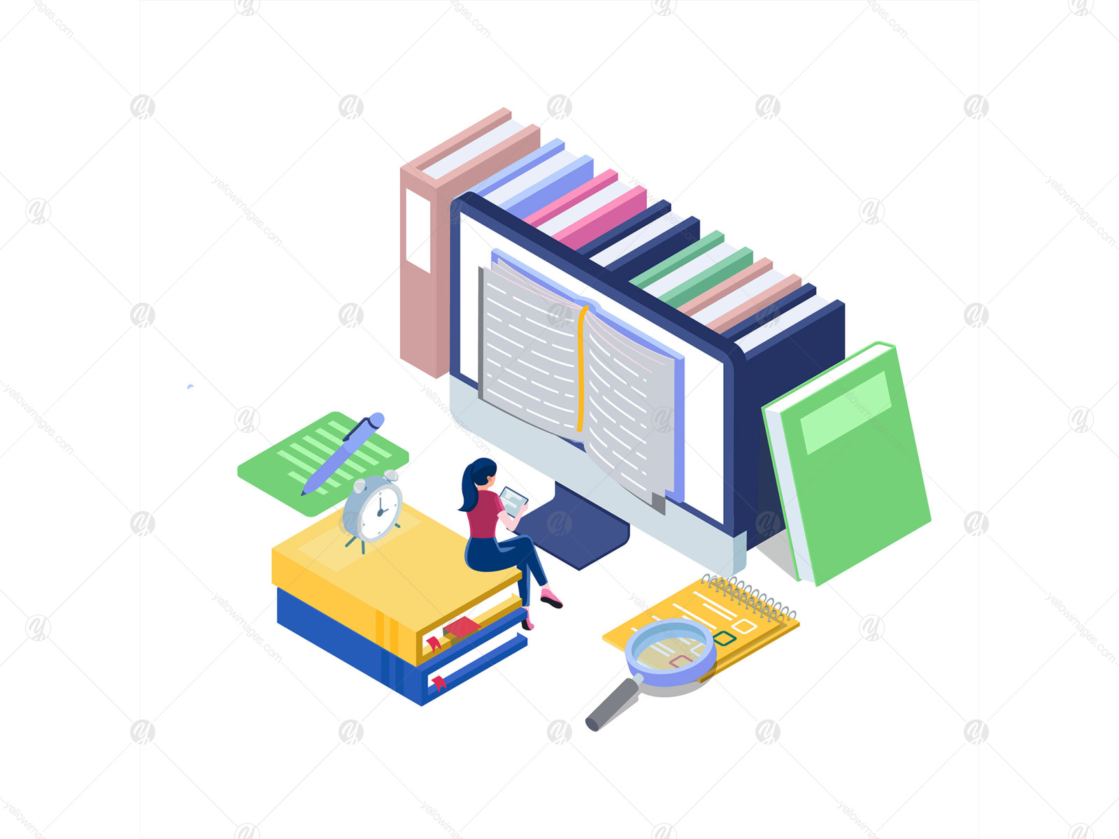 Isometric E-Learning Activity Isometric E-Learning Activity