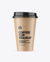 Kraft Coffee Cup Mockup