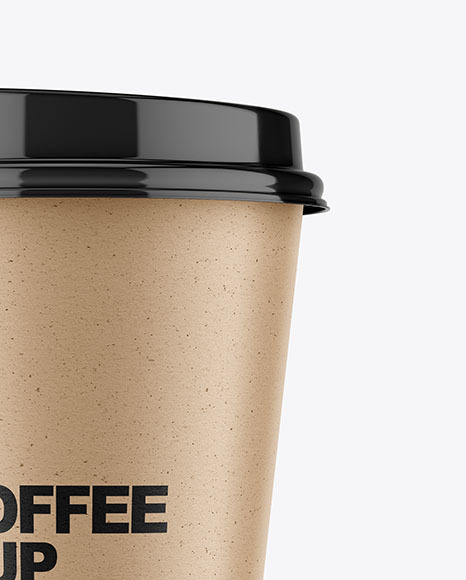 Kraft Coffee Cup Mockup