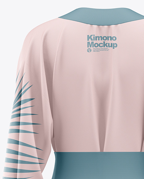 Women&#039;s Long Kimono Mockup