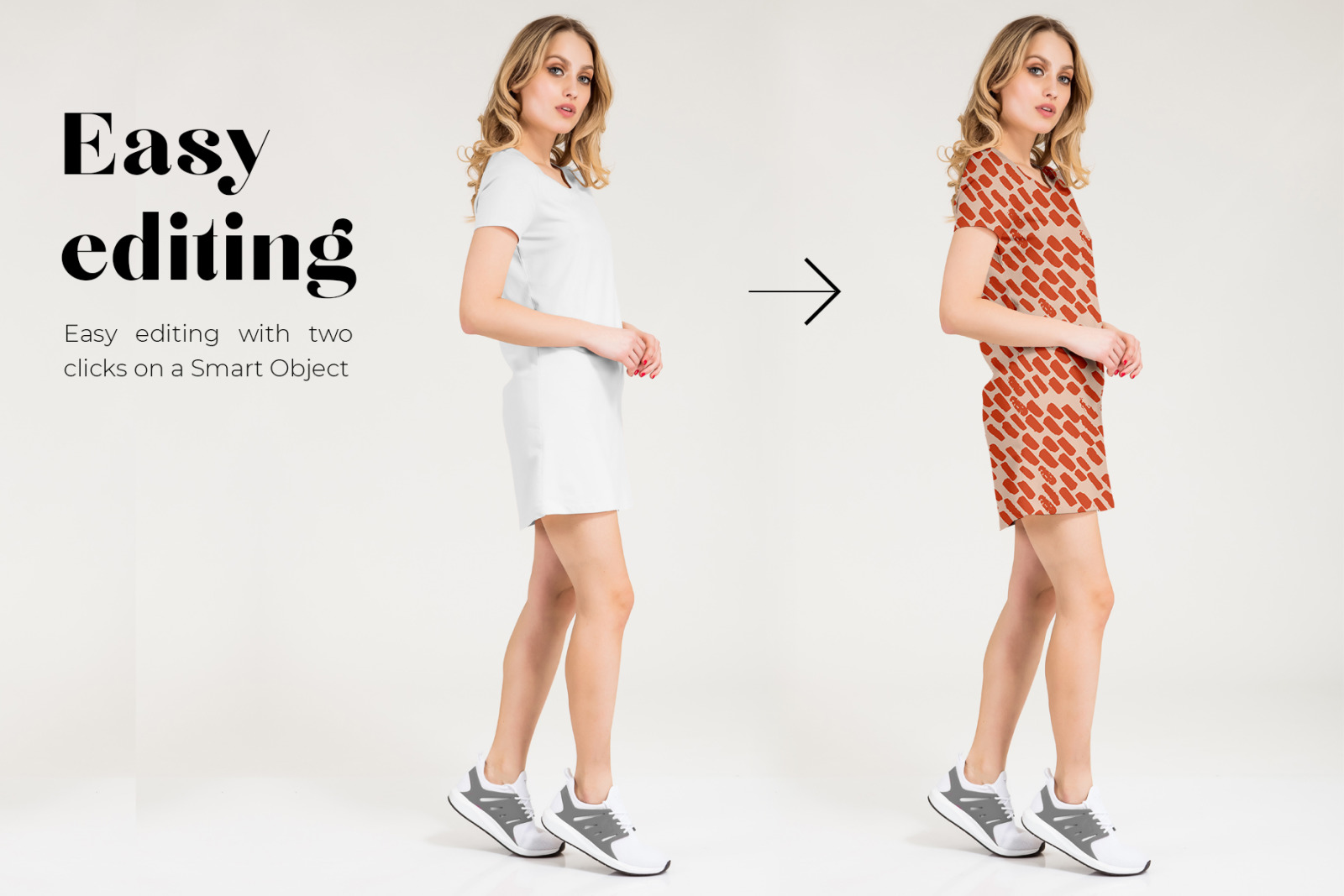 Women's Basic Dress Mockup Set Women's Basic Dress Mockup Set