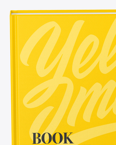 Hardcover Book w/ Fabric Cover Mockup