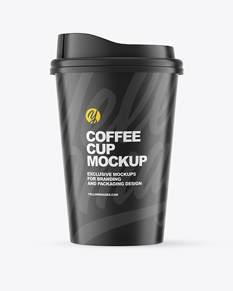 Coffee Cup w/ Holder Mockup