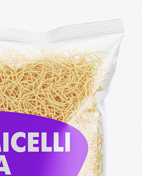 Plastic Bag With Vermicelli Pasta