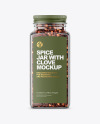 Spice Jar with Clove Mockup