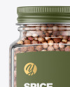 Spice Jar with Coriander Mockup