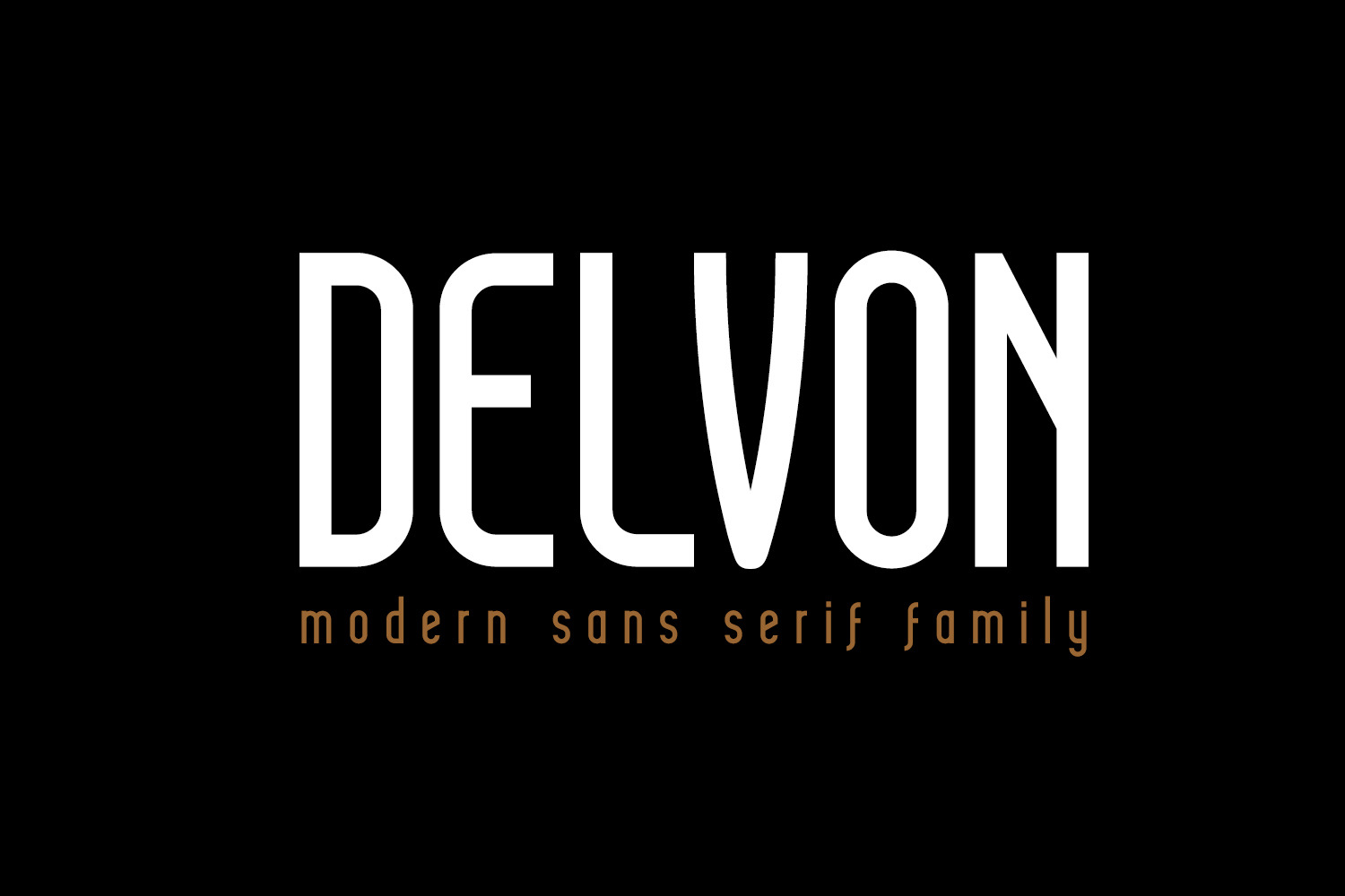 Delvon - Modern Sans Serif Delvon - Modern Sans Serif