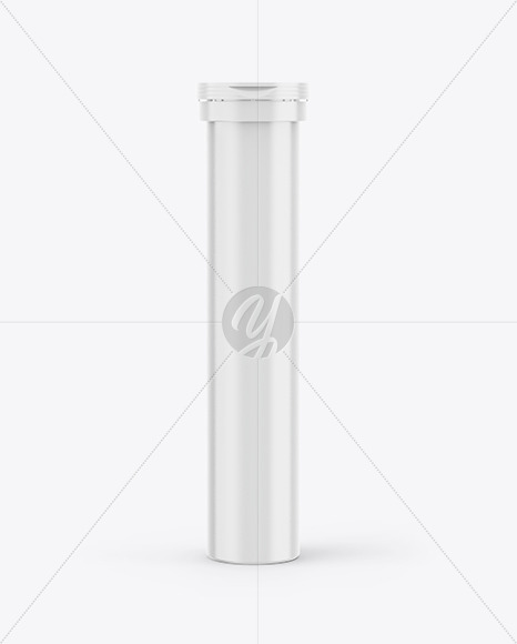 Glossy Vitamin Tube Mockup