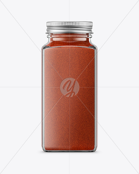 Spice Jar with Paprika Mockup