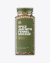 Spice Jar with Fennel Mockup