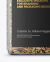 Spice Jar with Fennel Mockup