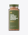 Spice Jar with Ground Coriander Mockup