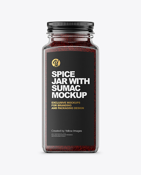 Spice Jar with Sumac Mockup