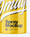 Glossy Spray Bottle Mockup