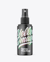 Matte Spray Bottle Mockup