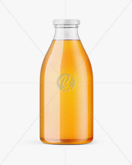 Apple Juice Bottle Mockup