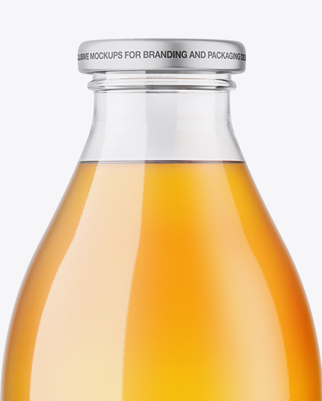 Apple Juice Bottle Mockup