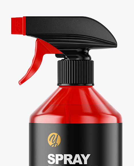 Spray Bottle Mockup