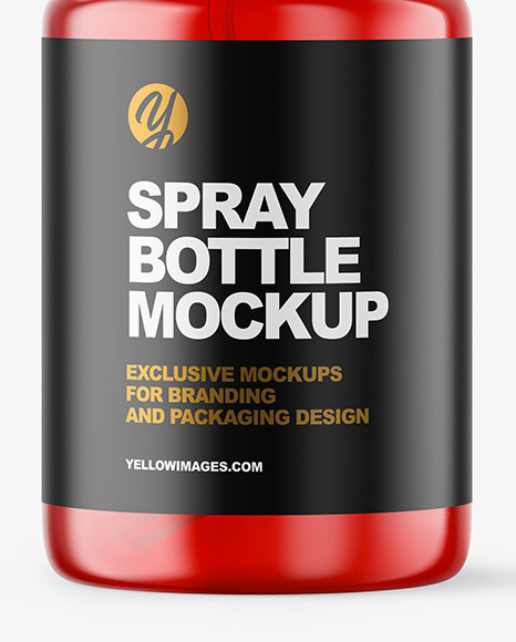 Spray Bottle Mockup