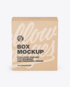 Kraft Box Mockup