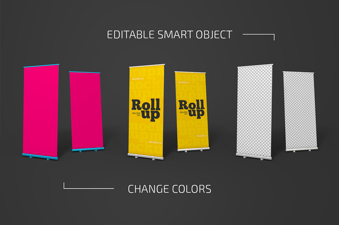 Roll-Up Banner Mockup Roll-Up Banner Mockup