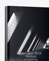 Hardcover Book w/ Matte Cover Mockup