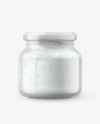 Glass Tartar Sauce Jar in Shrink Sleeve Mockup