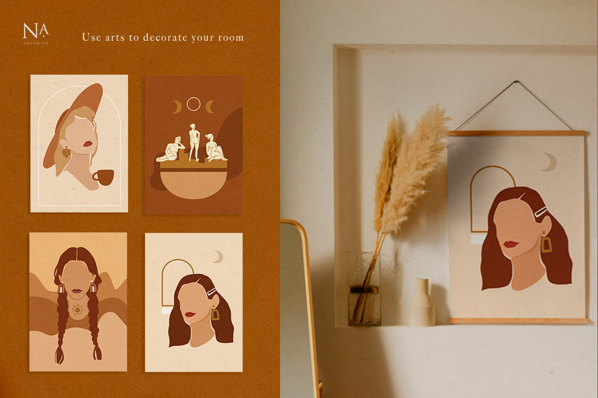 Nude Grace Modern Vector Set Nude Grace Modern Vector Set