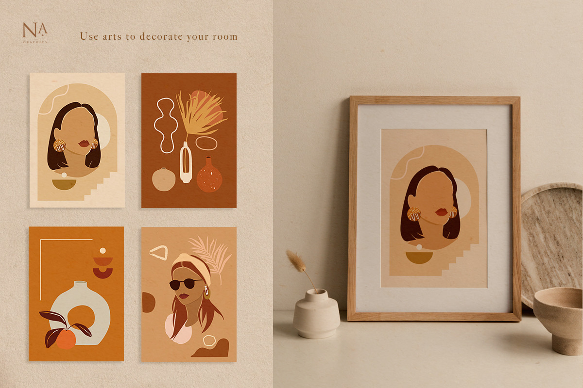 Nude Grace Modern Vector Set Nude Grace Modern Vector Set