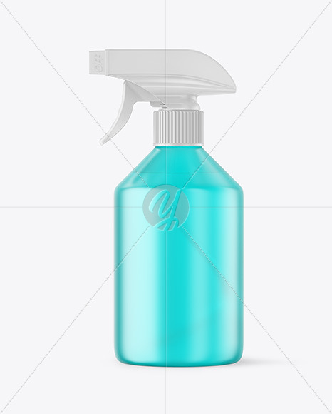 Frosted Spray Bottle Mockup