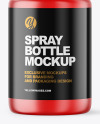 Frosted Spray Bottle Mockup