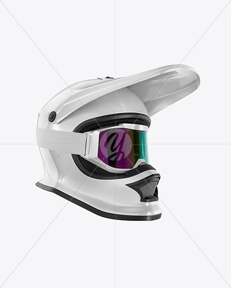 Motocross Helmet Mockup