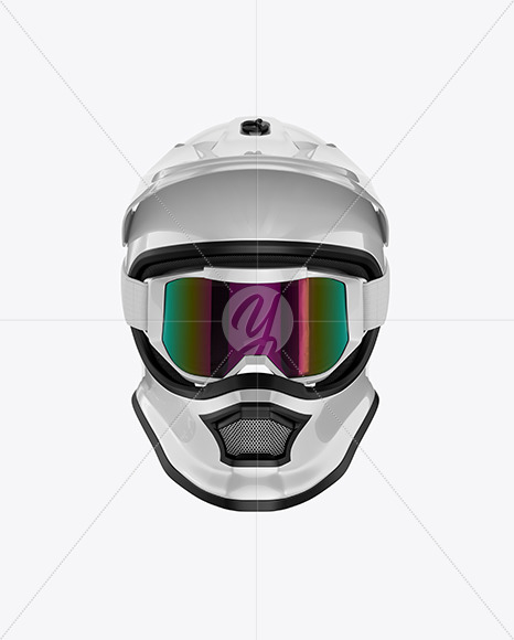 Motocross Helmet Mockup