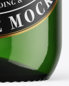 Green Glass Beer Bottle Mockup