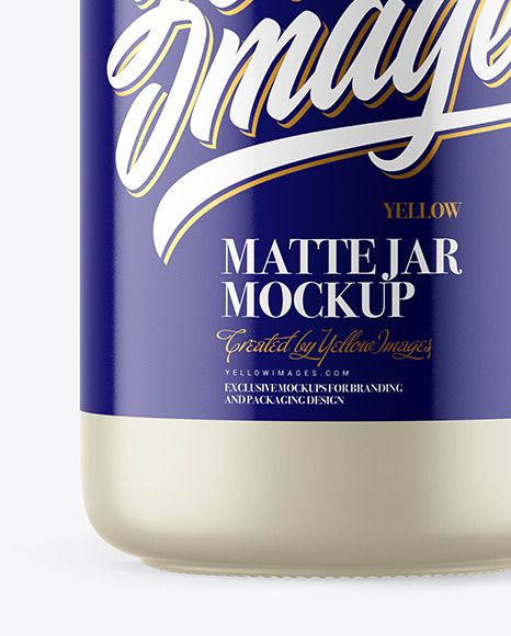 Matte Jar Mockup