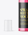 Colored Spray Bottle Mockup