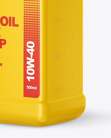 Motor Oil Bottle Mockup