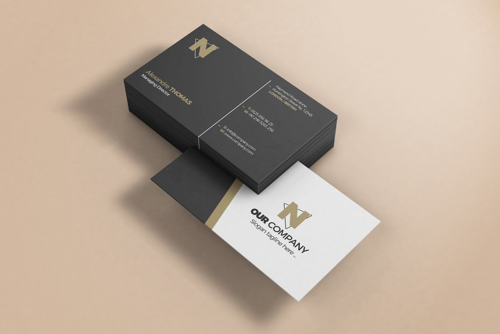 Business Card Mock-Up 7