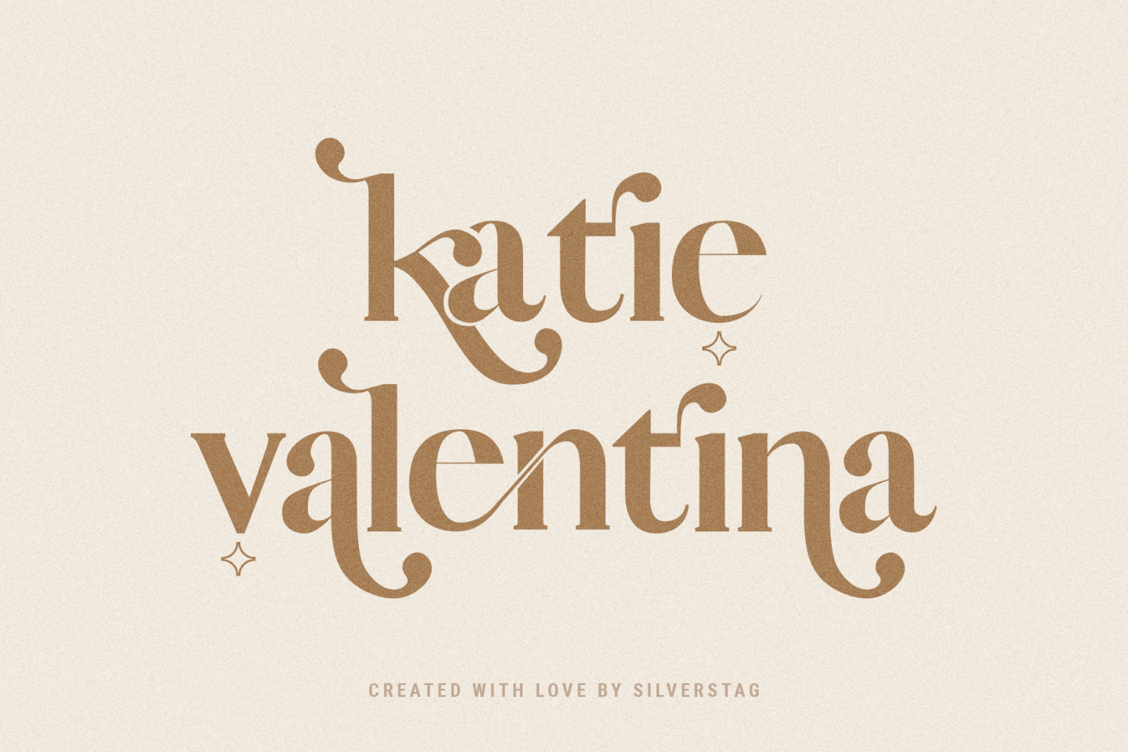 Vicky Christina - Chic &amp; Stylish Ligature Serif Font