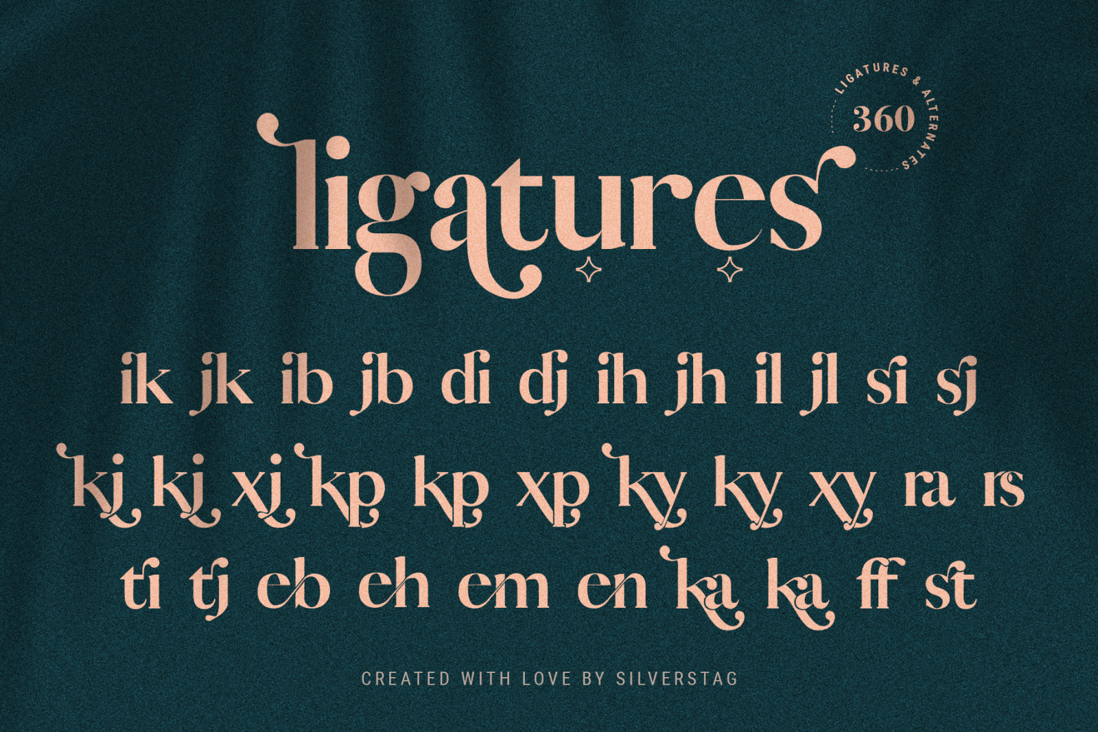 Vicky Christina - Chic & Stylish Ligature Serif Font Vicky Christina - Chic & Stylish Ligature Serif Font