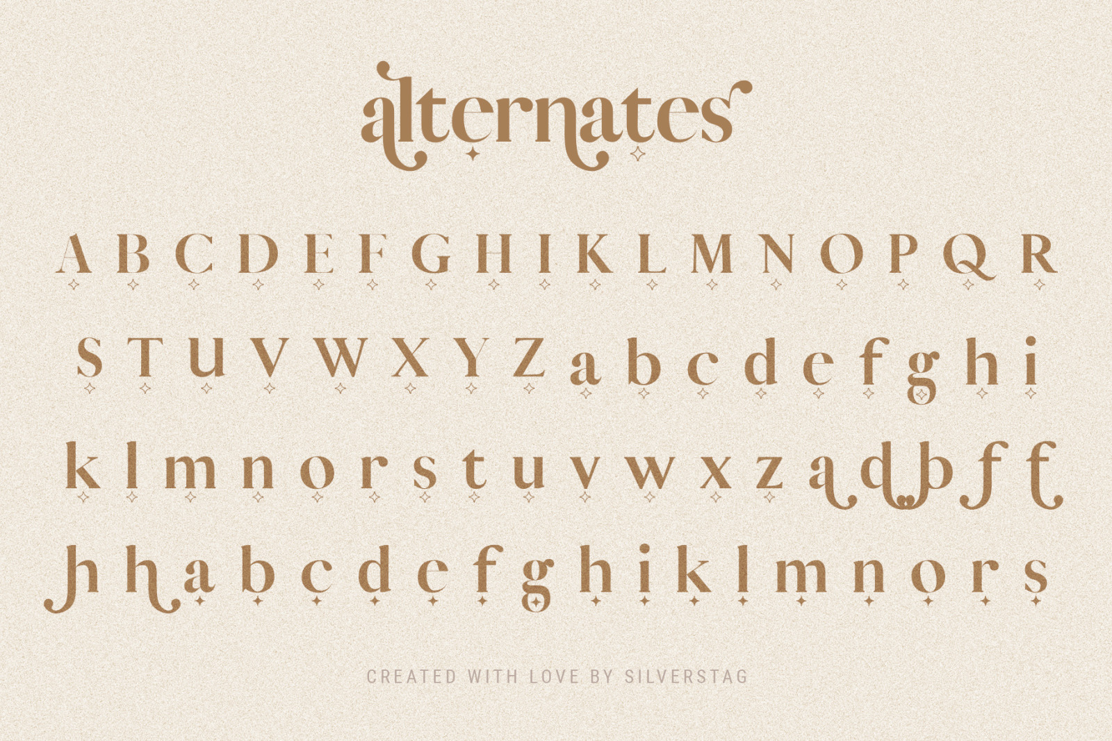 Vicky Christina - Chic &amp; Stylish Ligature Serif Font