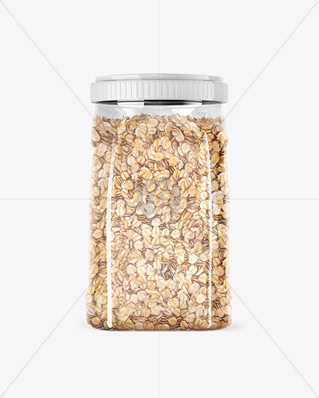 Oatmeal Jar Mockup