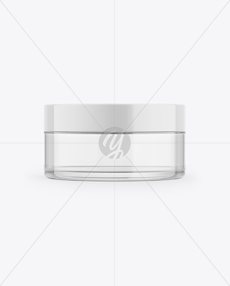 Clear Glass Jar Mockup