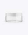 Clear Glass Jar Mockup