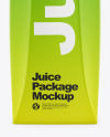 Matte Juice Carton Package Mockup