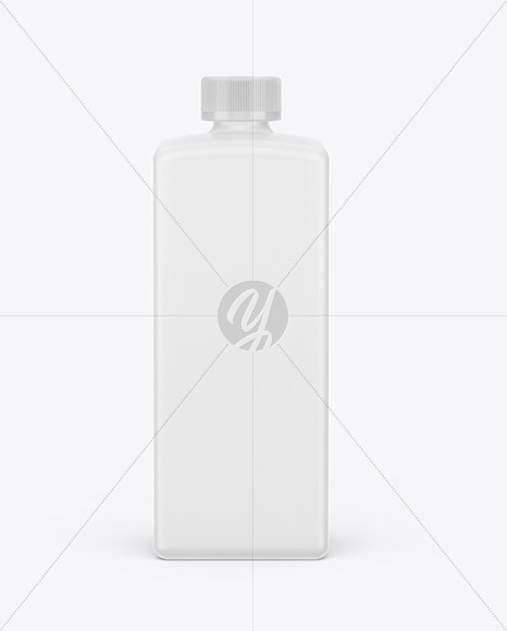 Matte Square Bottle Mockup
