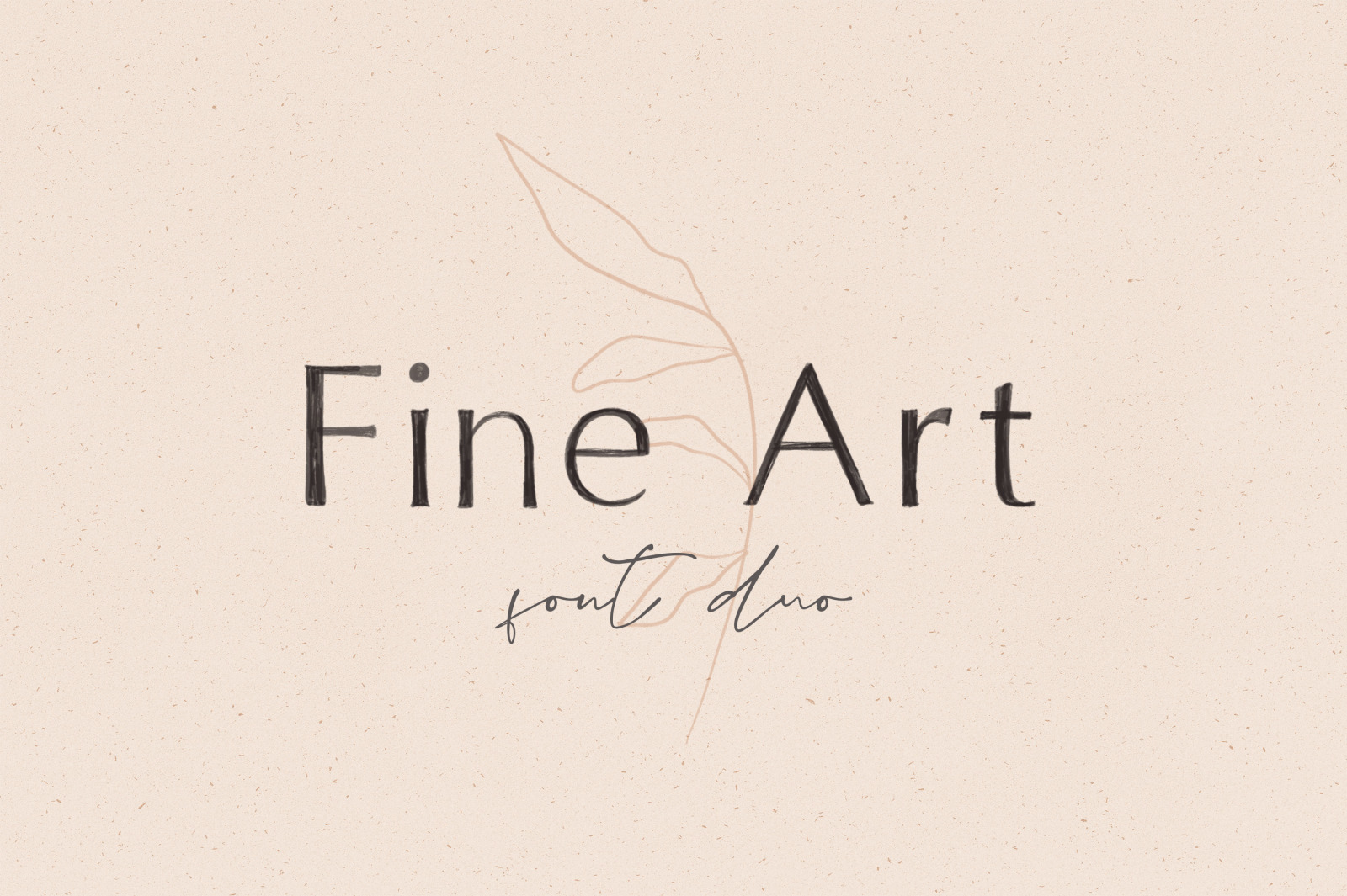 Fine Art Font Duo Fine Art Font Duo