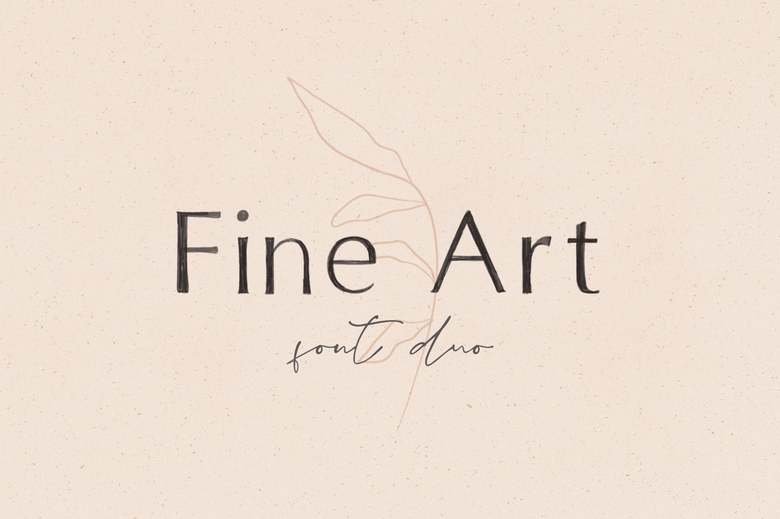 Fine Art Font Duo